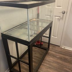40 Gallon Terrarium / Aquarium With Extras And Stand 