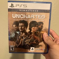 Uncharted Legacy of thieves collection for PlayStation five