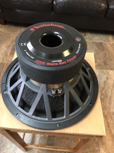 Rare!!!🤤🤤🤤🤤Rockford Fosgate HX2 💥 POWER 💥 15inch 2000Watt Competition Subwoofer