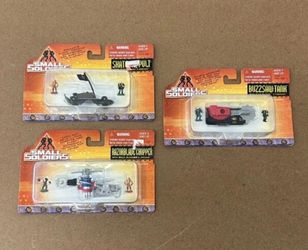 1998 KENNER Dreamworks SMALL SOLDIERS Micro PLAYSETS Lot of 3 👀 (please read description)