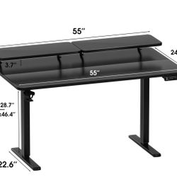 Adjustable Standing Gaming Desk