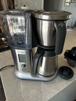 Breville precision brewer drip coffee machine with pour over adapter kit