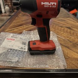 Hilti SID 6-22 Cordless brushless Impact 22V NEW