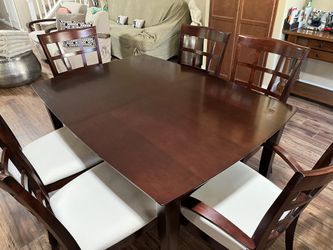 Dining Table with Extension Leaf
