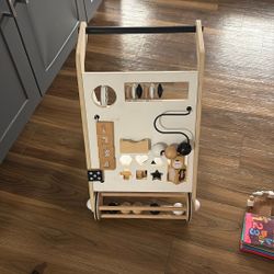 Wooden Baby Walker Cart