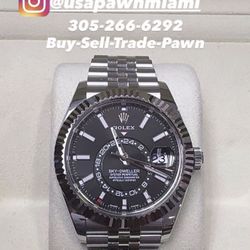 Rolex Skydweller Jubilee Black Dial (Watch Only)