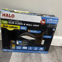 Halo Dusk to Dawn 5000 lumen floodlight