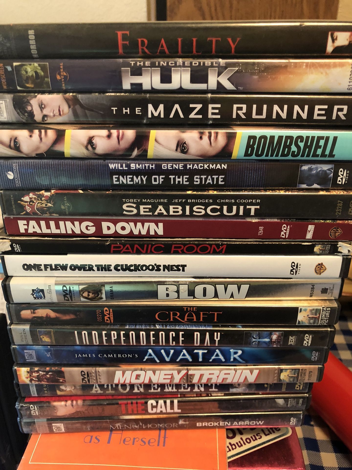 43 Mixed DVDs Genre $1. Ea. Or $23. For All