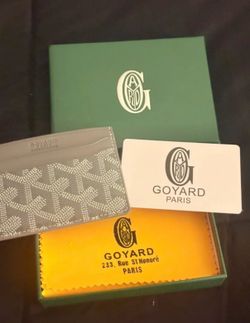 Goyard Paris Card Holder Wallet