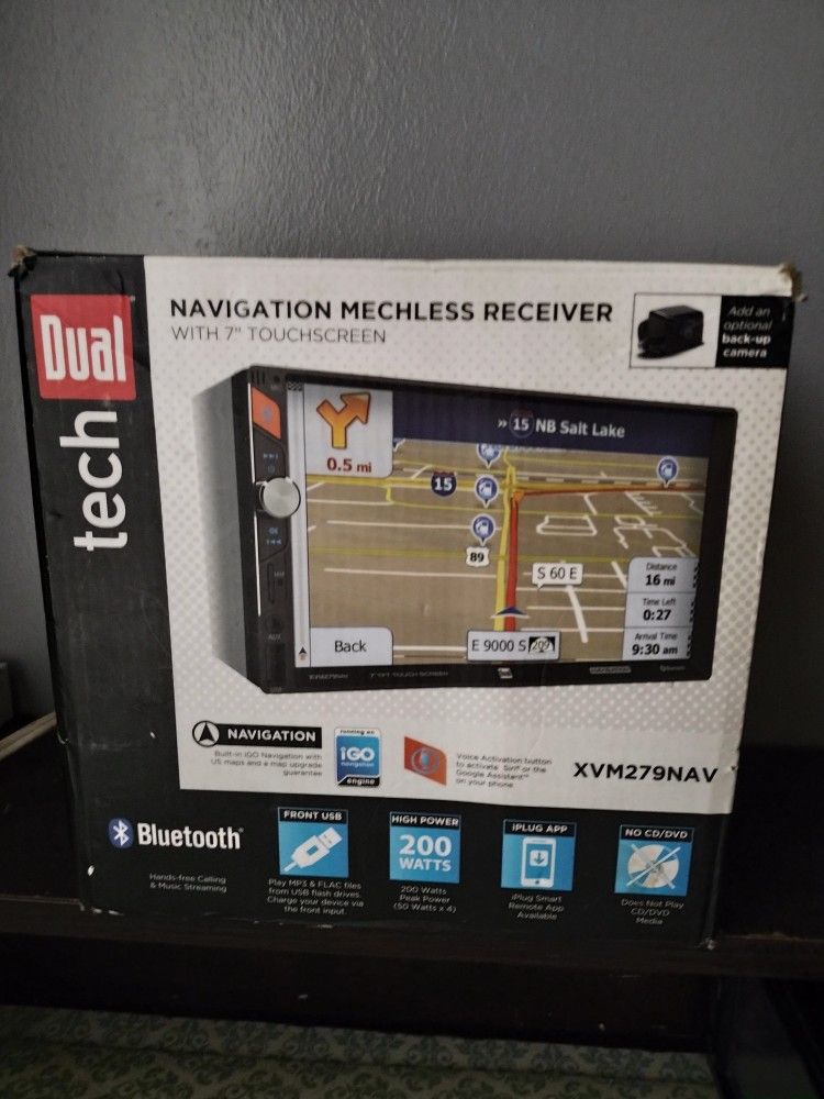 7" Touchscreen Navigation Mechless Receiver