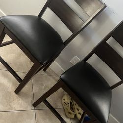 Two Bar Stools/ Chairs 