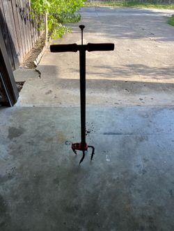 MAX SoilRIPPER 6 in. Steel Tines with Red Comfort Grip Soil Ripper