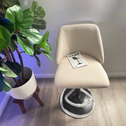 COLAMY Modern Upholstered Adjustable Height Bar Stools