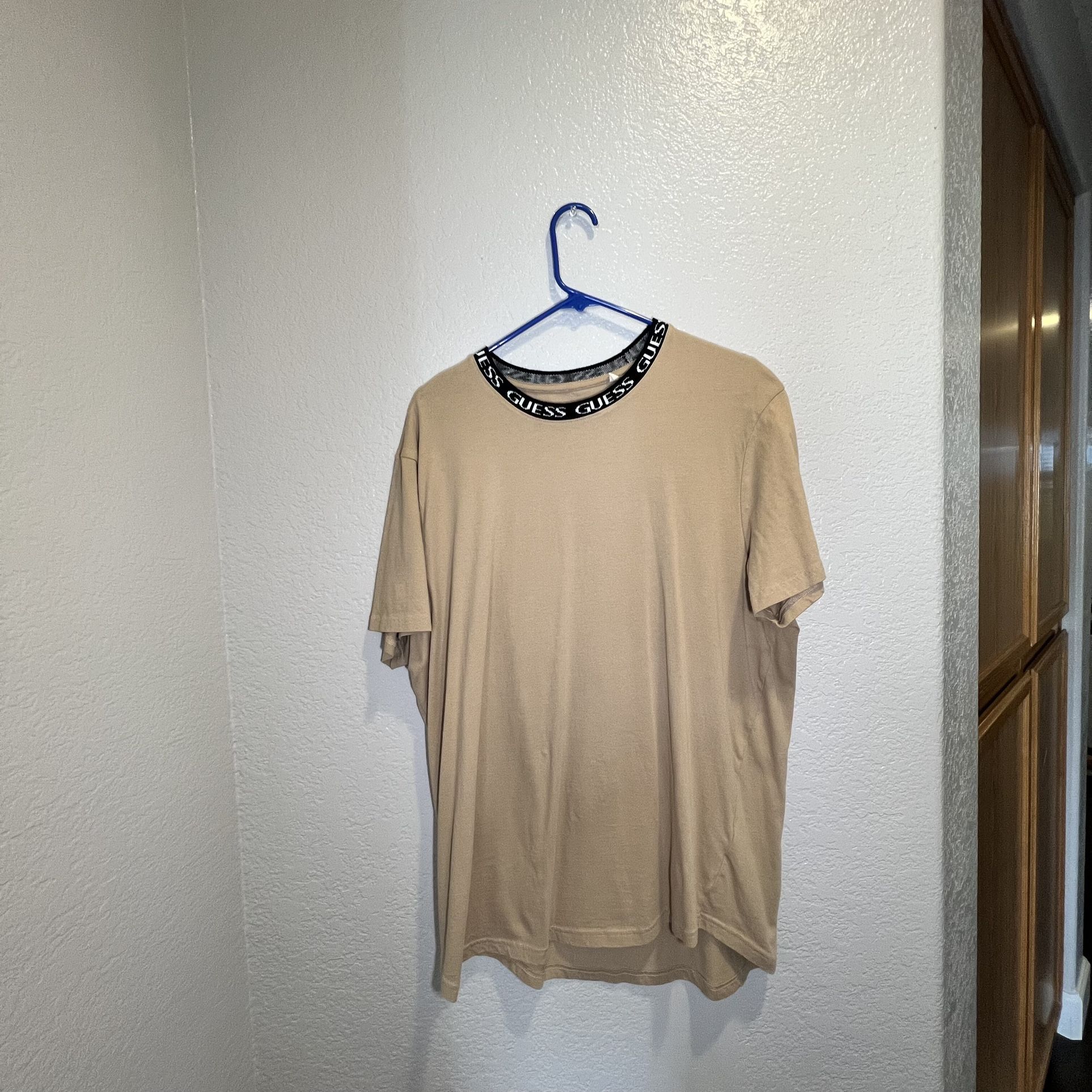 Men's XXL Tan Guess Los Angeles T-shirt