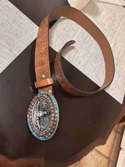 Womens cowboy belt