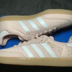 Sambas,Sandy Pink / Cloud White / Gold Metallic
