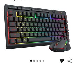Redragon Wireless Gaming Keyboard and Mouse Combo new
