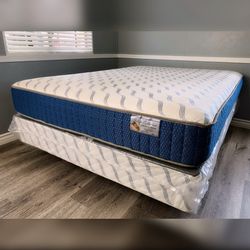 California King Size Supreme Orthopedic Mattress And Boxspring 