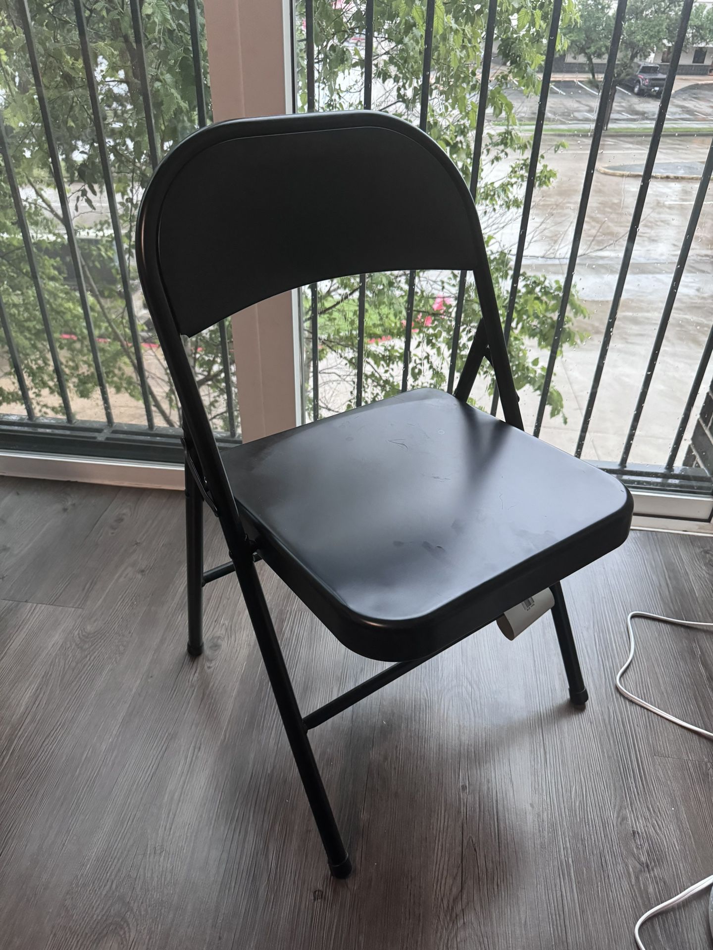 Black folding Chair - $7