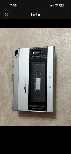 Realistic SCP-17 Stereo-Mate Cassette Recorder Player 14-1037 Portable Tested