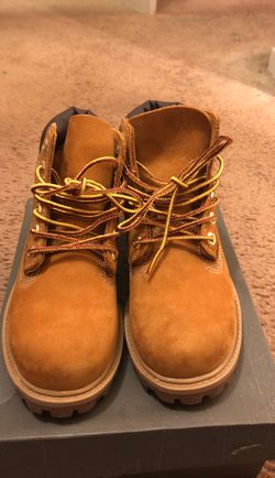 Timberlands kids boots size 12