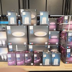 Philips Hue Recessed Light, Switch, Strips