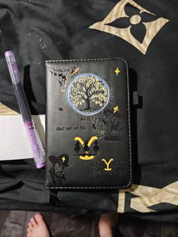Yellowstone Themed Leather Journal Notebook