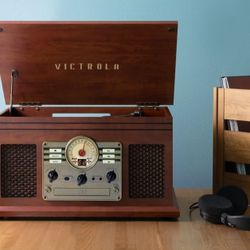 7in1 Victoria Record Player Bluetooth CD Radio NEW