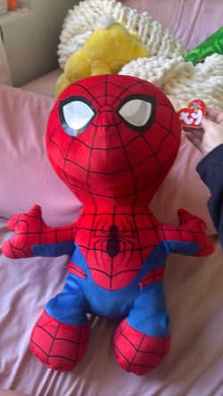 Huge ty beanie buddy spider man!