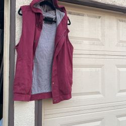Mens Hooded Jacket Vest 