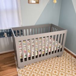 Gray Crib