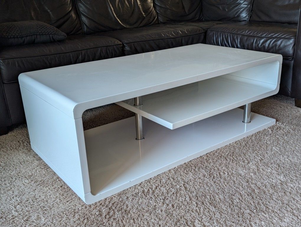 White Modern Coffee Table