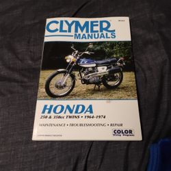 Clymer Honda Cb350 Maintenance Manual 