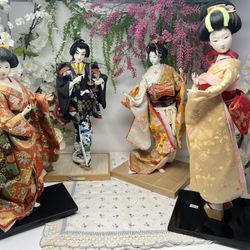 Vintage Japanese Dolls Collection – 3 Sets Available