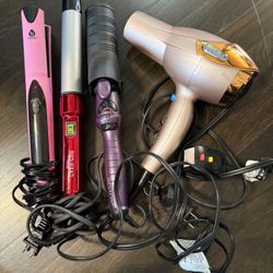 One Straight Iron, Two Curing Wounds, One Hair Dryer