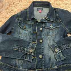 Girls Jean Jacket Size Large 10/12 Children's Place 