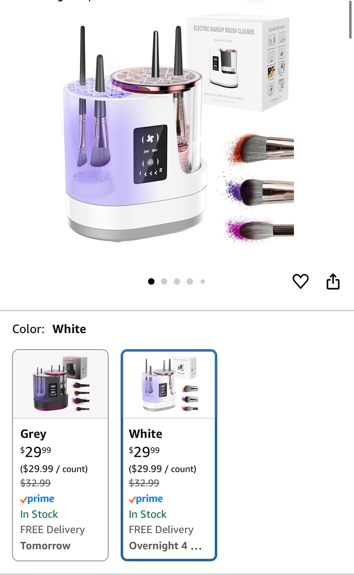 3 IN 1 Electric Makeup Brush Cleaner