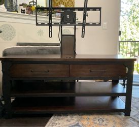 TV STAND with draws and storage
