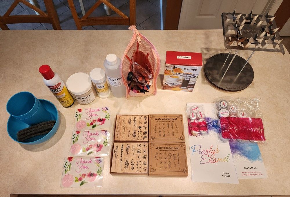 Beginner Complete Copper Enameling Kit For Jewelry Making & Such