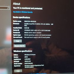 Surface Pro 6 (Used) 256 Gb
