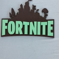 Blk/Teal Fortnight sign
