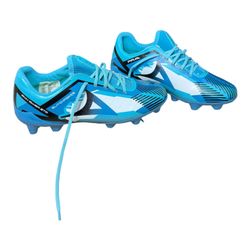 Pirma Glitchforce Soccer Cleats Blue White Black Skin Gamer Std Men's Size 6.5 NEW