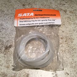 SATA 49437 ANTI DRIP RINGS Pack Of 5 For SATAjet B Plastic Spray Gun Cups