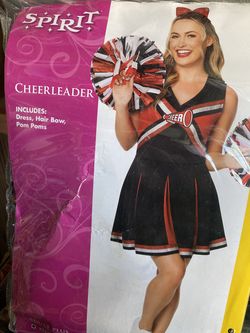Spirit Cheerleader Halloween Costume Adult Plus