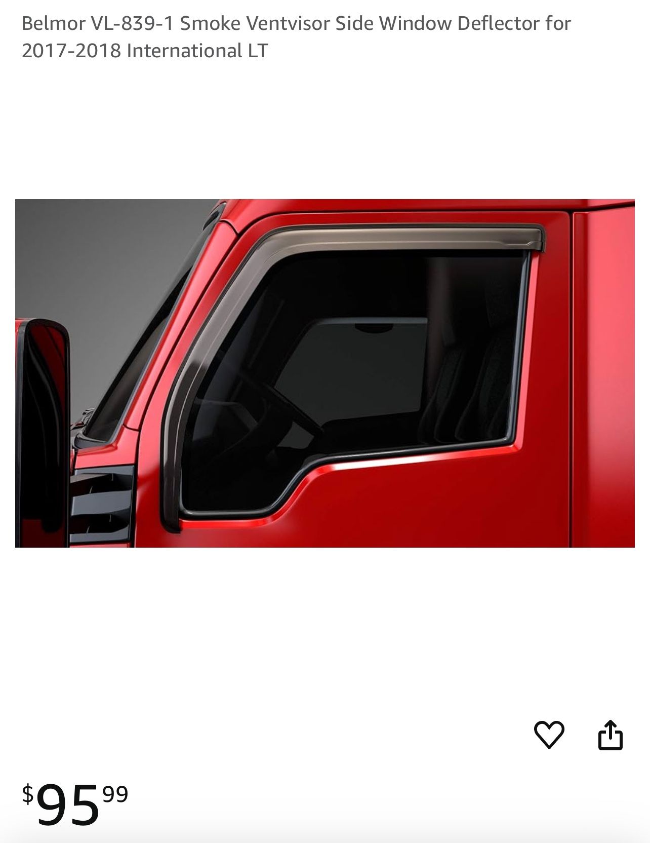 Belmore Side Window Deflector