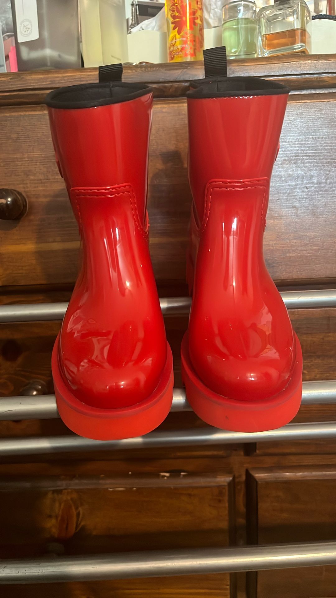 MONCLER RAIN BOOTS WOMENS SIZE 8