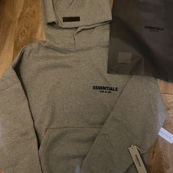 Essentials Dark Oat Hoodie