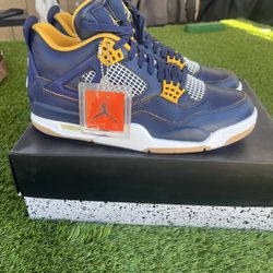 Air Jordan 4 Retro Mid Navy Size 11 Sneakers New 