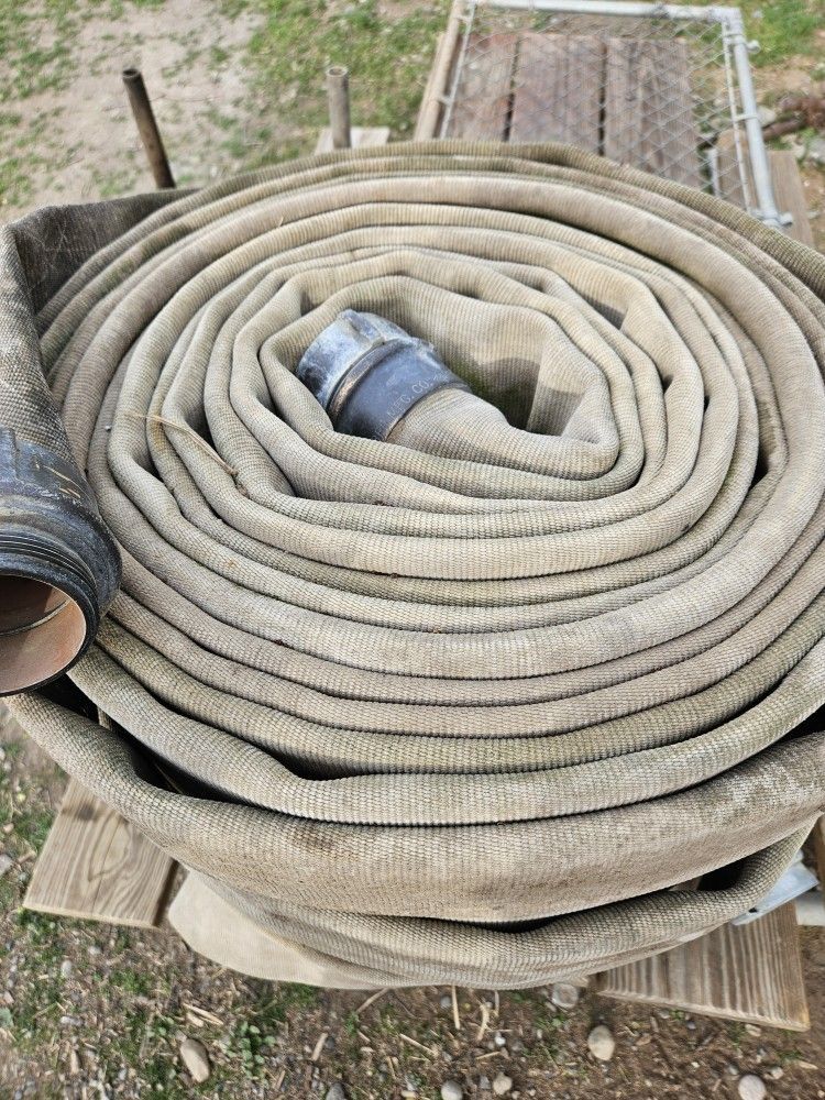 4" Fire Hose (50 Foot Rolls) $200.00 Per Roll!
