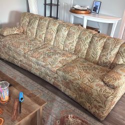 8ft Floral Couch